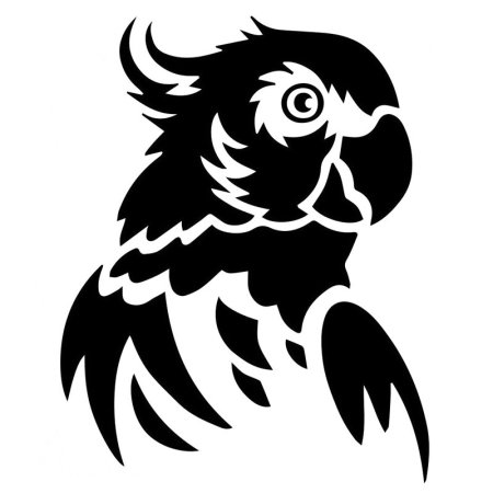 Попугай шаблон