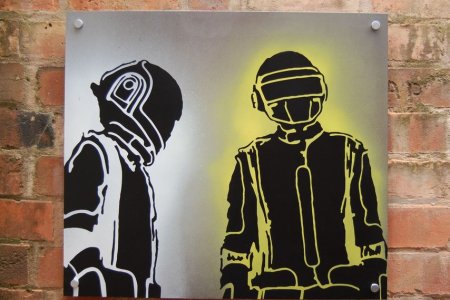 Граффити Дафт панк