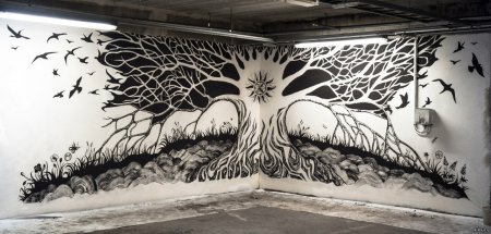 Художественная роспись стен граффити