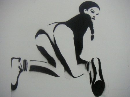 Трафарет для баллончика