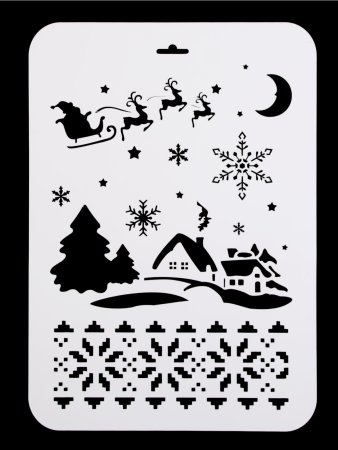 Трафарет "новогодний"