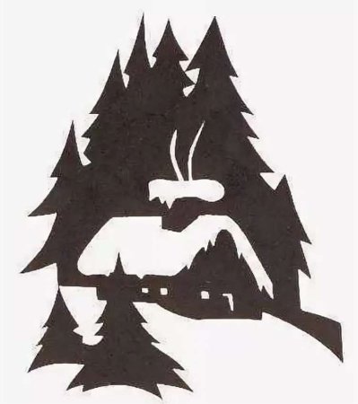 Трафареты для рисования на окнах