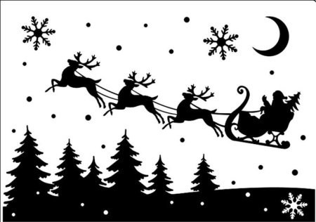 Трафареты для искусственного снега