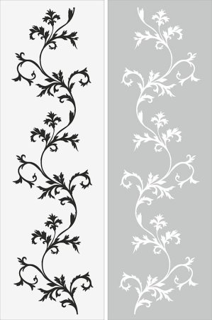 Красивый трафарет на дверь