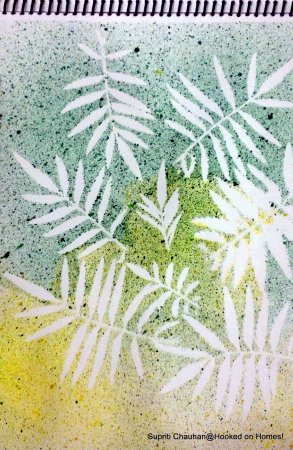 Набрызг зубной щеткой