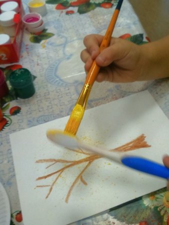 Нетрадиционные техники рисования набрызг