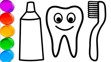 Набрызг зубной щеткой