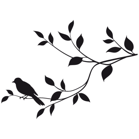 Трафарет ветка