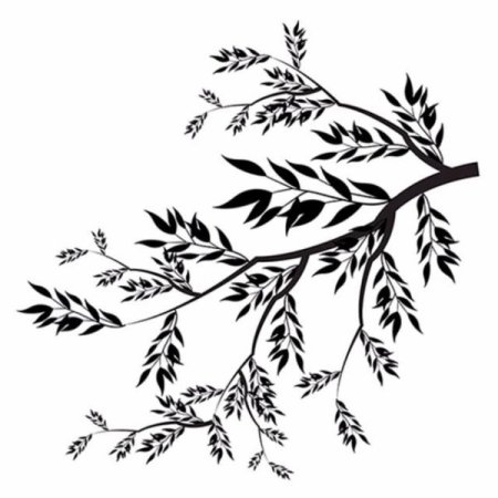 Лавровая ветвь вектор