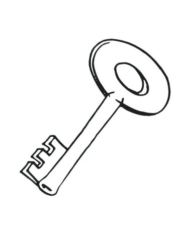 Золотой ключик раскраска для детей