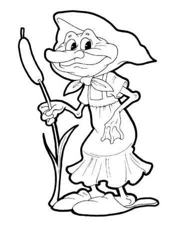 Кикимора Болотная Лядов раскраска