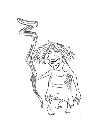 Баба Яга раскраска