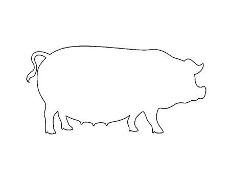 Поросенок контур