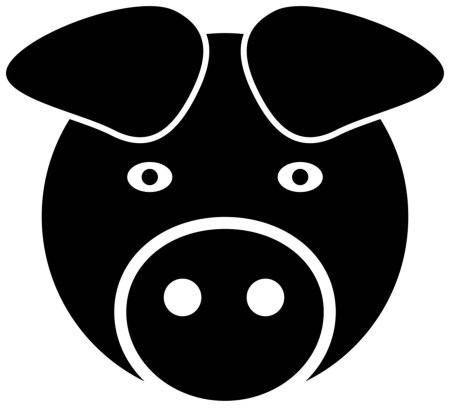 Раскраска свинья