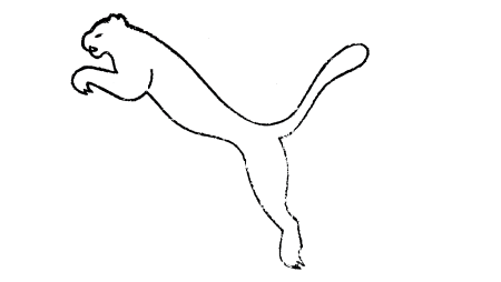 Пума рисунок