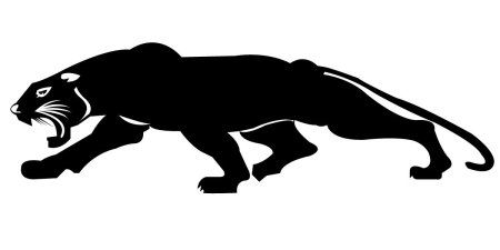 Трафарет пантеры