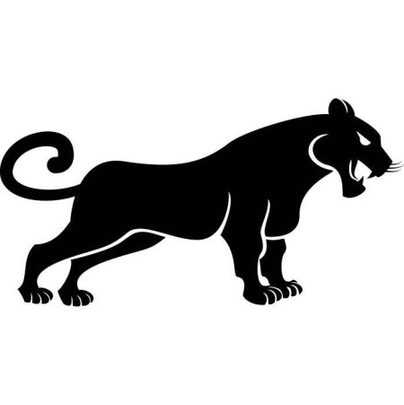 Трафарет пантеры