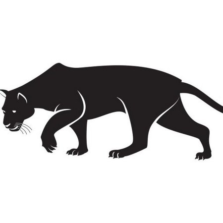 Силуэт пантеры