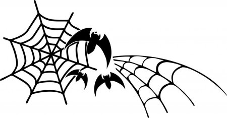 Наклейка паутина