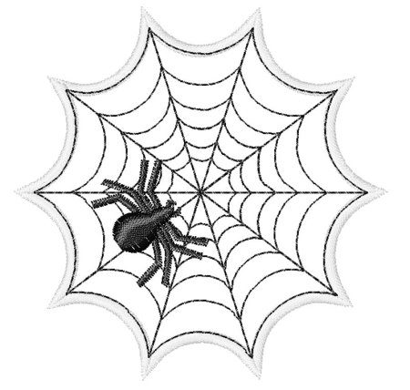 Паутина с пауком на Хэллоуин