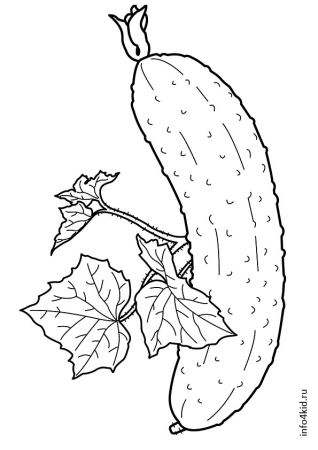 Огурец шаблон