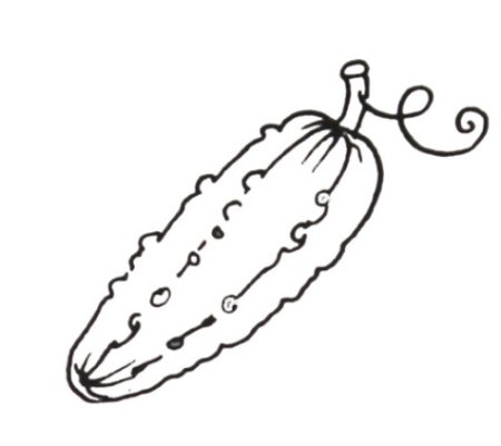 Огурцы и помидоры раскраска для детей