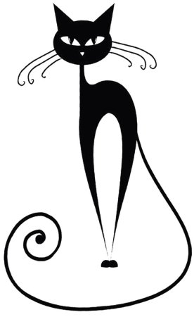 Контур кошки