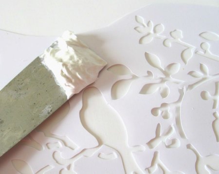 Трафарет для декоративной шпаклевки