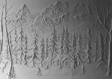 Узоры из штукатурки