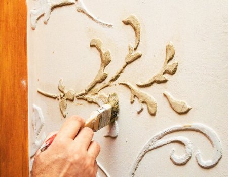 Трафареты для декоративной шпаклевки стен