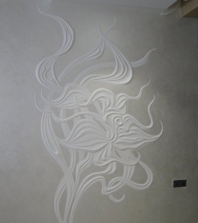 Трафарет для барельефа