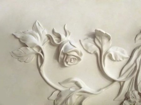 Трафарет для барельефа из гипса
