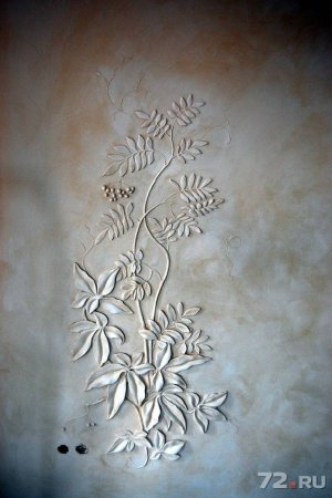 Трафарет для барельефа