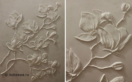 Трафареты цветов для барельефа