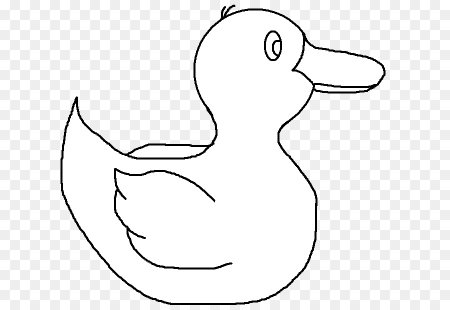 Утка рисунок