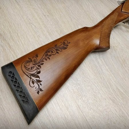 Лазерная гравировка ружья ИЖ 58