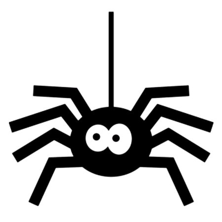 Трафареты пауков