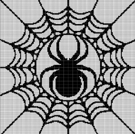 Трафареты пауков