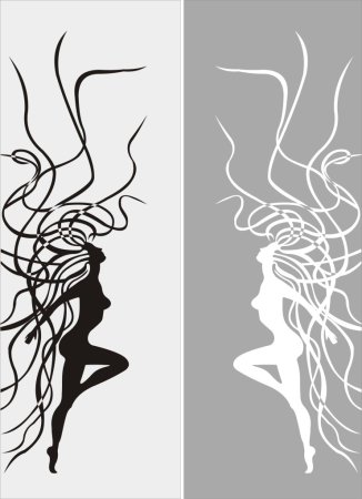 Абстрактные силуэты