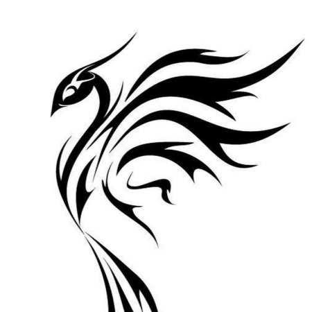 Феникс трайбл эскиз