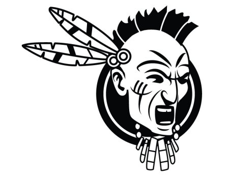 Индеец векторный рисунок