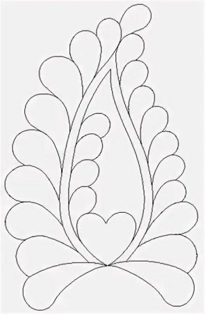 Трафареты цветов из джута