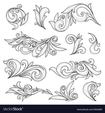 Завитки для джутовой филиграни