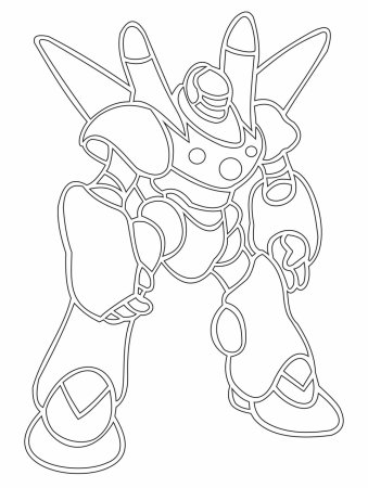 Робот трафарет