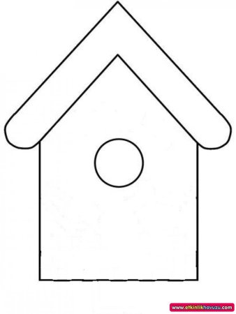 Скворечник для раскрашивания