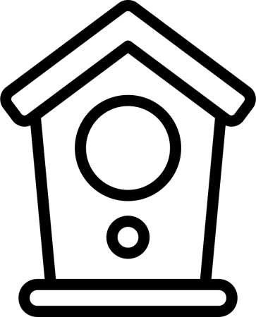 Скворечник раскраска