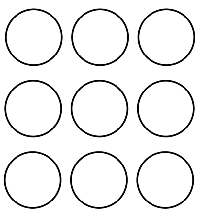 Круг раскраска