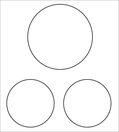 Трафарет круги