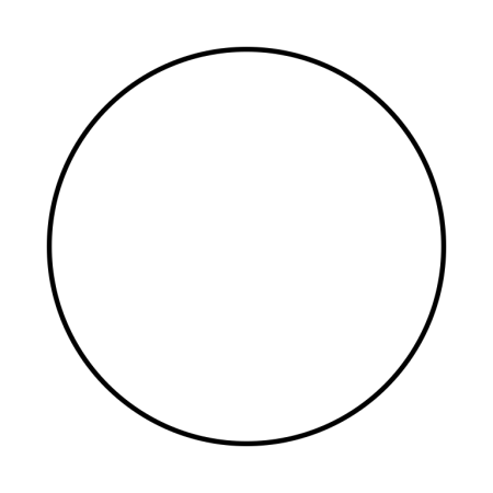 Рисованный круг