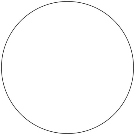 Трафарет круги